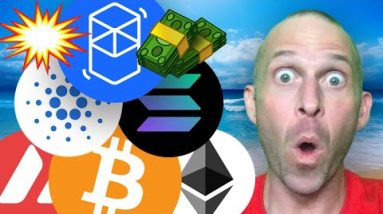 BITCOIN VS ETHEREUM VS CARDANO VS SOLANA VS AVALANCHE VS FANTOM!!!!!